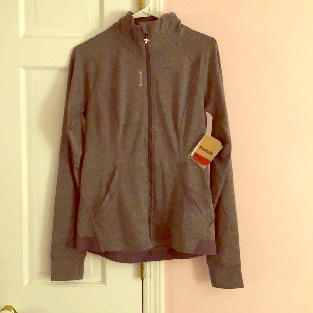 Dark gray track jacket